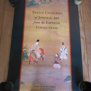 1997 Smithsonian 12 Centuries of Japanese Art from Imperial Collections 36"x24"